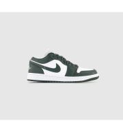 Jordan Air 1 Low Trainers White Galactic Jade