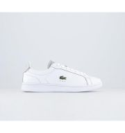 Lacoste Carnaby Pro Trainers White Light Grey