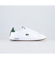 Lacoste Graduate Pro Trainers White White Green