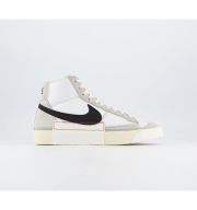 Nike Blazer Mid Pro Trainers White Black Light Bone Summit White