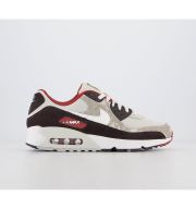 Nike Air Max 90 Trainers Light Bone Summit White Khaki