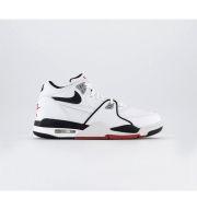 Nike Air Flight 89 Trainers White Black Smoke Grey University Red