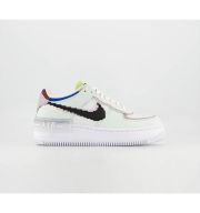 Nike Air Force 1 Shadow Trainers Barely Green Black White Platinum Violet