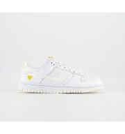 Nike Dunk Low Trainers White Sail Opti Yellow