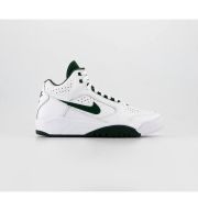 Nike Air Flight Lite Mid Trainers White Gorge Green