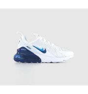 Nike Air Max 270 Trainers White White University Blue