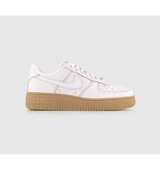 Nike Air Force 1 &apos;07 Trainers Pearl Pink Gum Light Brown