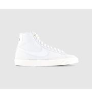 Nike Blazer Mid 77 Trainers White White Sail Black Canvas