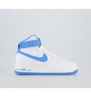 Nike Air Force 1 High Trainers White University Blue Sail