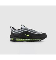 Nike Air Max 97 Trainers Pure Platinum Volt Black White