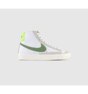 Nike Blazer Mid 77 Trainers White Oil Green Sail Volt