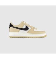 Nike Air Force 1 07 Trainers Team Gold Black Sail