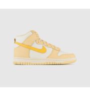 Nike Dunk Hi Trainers Pale Vanilla Topaz Gold Sail