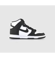 Nike Dunk Hi Trainers White Black Red