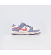 Nike Dunk Low Trainers Indigo Haze Coral Chalk Sail