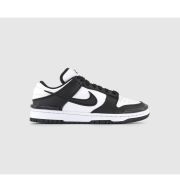 Nike Dunk Low Twist Trainers Black White Black