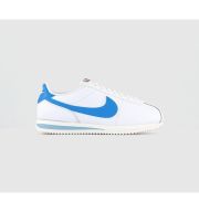 Nike Cortez Trainers White University Blue Sail Team Orange