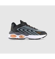 Nike Air Max Tw Trainers Black Black Total Orange Smoke Grey