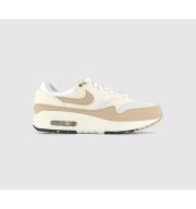 Nike Air Max 1 Trainers Pale Ivory Sandrift White Sail Black