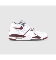 Nike Air Flight 89 Trainers White Team Red Smoke Grey Team Red