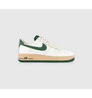 Nike Air Force 1 &apos;07 Trainers Sail Gorge Green Sesame Pearl White