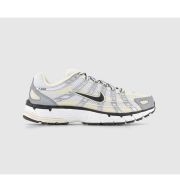 Nike P-6000 Trainers Coconut Milk Black Summit White Matalic Silver