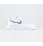 Nike Air Force 1 07 Trainers Summit White Metallic Silver White Sail Wolf Grey