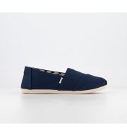 TOMS Alpargata Slip Ons Navy