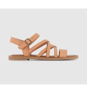 TOMS Sephina Sandals Sandy Beige Leather