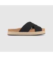 TOMS Paloma Slides Black