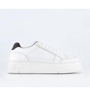 Vagabond Judy Platform Trainers White Black