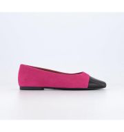 Vagabond Jolin Classic Ballet Flats Hyper Pink Black