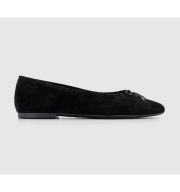 Vagabond Jolin Classic Ballerina Black Suede