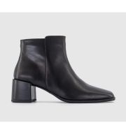 Vagabond Stina Block Ankle Boots Black