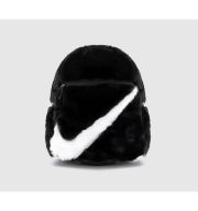 Nike Faux Fur Mini Backpack 6l Black Black White