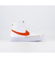 Nike Blazer Mid &apos;77 Junior Trainers White Picante Red Coconut Milk White