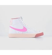 Nike Blazer Mid &apos;77 Junior Trainers White Pink Spell Guava Ice Jade Ice