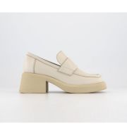 Vagabond Dorah Heeled Loafers Off White