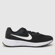 Nike black revolution 6 Youth trainers