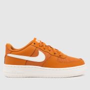 Nike orange air force 1 lv8 2 Youth trainers