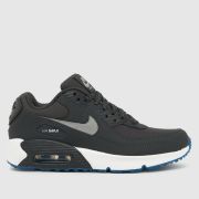 Nike dark grey air max 90 ltr Youth trainers