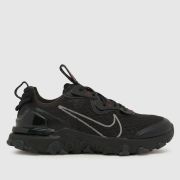 Nike black & grey react vision Youth trainers