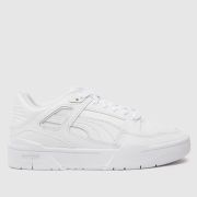 PUMA white slipstream leather Youth trainers