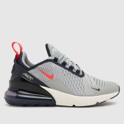 Nike navy & grey air max 270 Boys Youth trainers