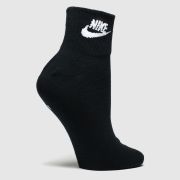 Nike black & white essential ankle socks 3 pack