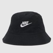 Nike black & white futura wash bucket hat