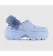 Crocs Stomp Lined Clogs Blue Calcite