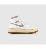 Jordan Air 1 Elevate Hi Sail College Grey Pale Vanilla Gum Medium Brown