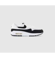 Nike Air Max 1 Trainers White Black Summit White