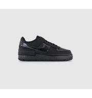 Nike Air Force 1 Shadow Trainers Black Black Anthracite Velvet Brown